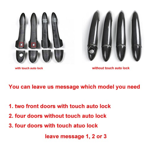 Real Carbon Fiber Exterior Door Handle Cover for Alfa Romeo Giulia 2017-2019 - Bild 2 von 7