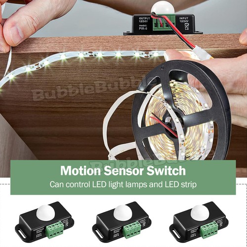 DC 12V-24V 8M Automatic Infrared PIR Motion Sensor Detector Switch For LED light - Picture 4 of 10