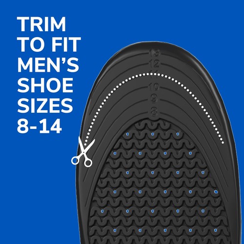 Dr. Scholls WORK Massaging Gel Advanced Insoles for Men Shoe Inserts - Picture 6 of 7