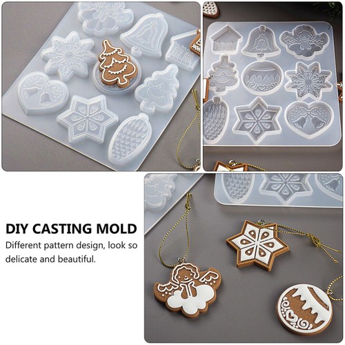 Jewelry Resin Silicone Casting Molds Christmas Ornament Silicone Supplies US - Bild 8 von 10
