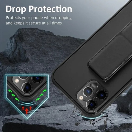 Leather Wrist Strap Magnetic Holder Case For iphone 14 Pro Max ,14,14plus,14 Pro - Picture 4 of 43