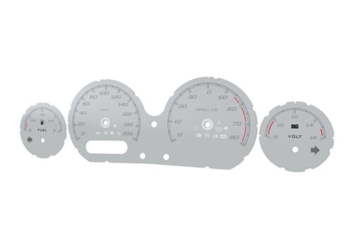 Harley-Davidson Glide Electra Silver - Speedometer dials MPH to KM/H Gauges - Picture 5 of 9