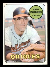 1969 Topps Baseball #634 Andy Etchebarren EX/MT *e1