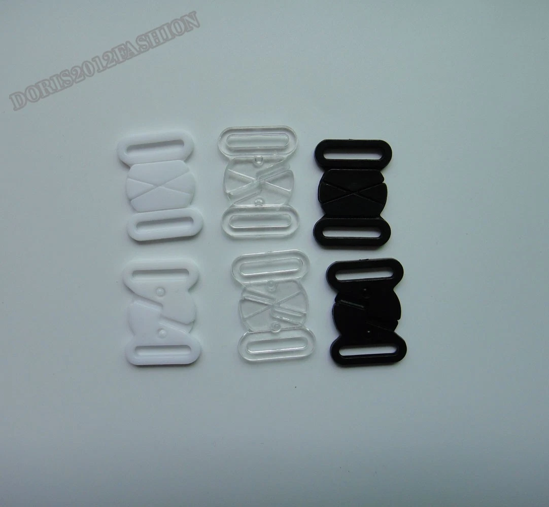 Plastic Bra Strap Clip Snap Clasp Hook Swim Lingerie Buckle DIY, diy