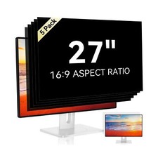  5-Pack 27 Inch 16:9 Computer Privacy Screen Filter for Monitor - Privacy Sh...
