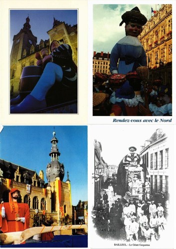 FRANCE FESTIVALS GIANTS 30 Modner Postcards + 24 Photos ! (L3836) - Picture 3 of 12