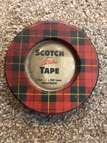 Vintage Scotch Brand Cellulose Tape with tape
