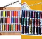 24 or 39 Assorted Colours Polyester Sewing Thread Spool Set for Stitching or art