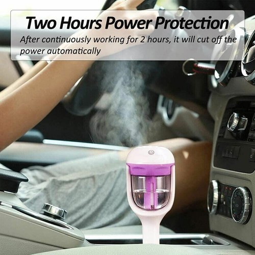 Mini Car Air Humidifier Essential Oil Diffuser Ultrasonic Aroma Mist Purifier AU - Picture 8 of 18