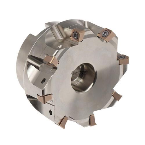 90° Cortador de molino de cara de alta alimentación D35 mm ~ D80 mm para inserto de doble cara 4NKT060308 - Imagen 3 de 7