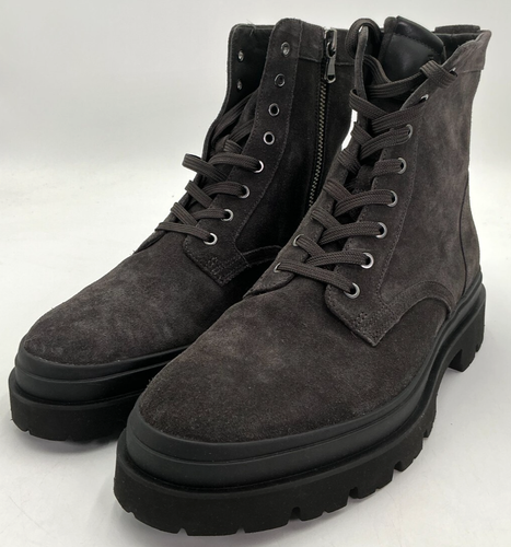 Vince Raider Men's Size 10 Graphite Suede Boots NIB