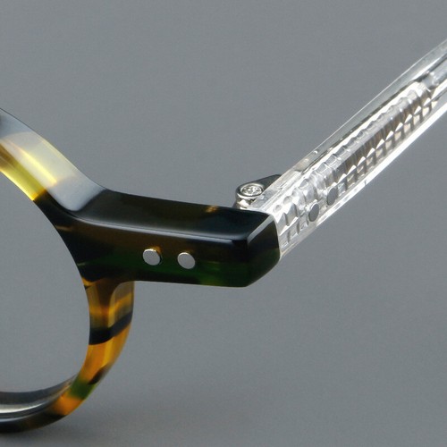 Gafas de lectura japonesas retro de acetato borde completo redondas pequeñas para lector - Imagen 15 de 19