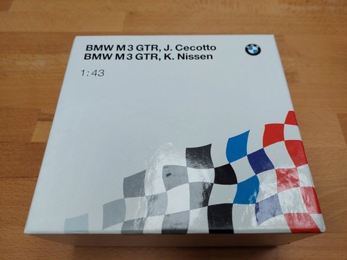 BMW M3 GTR (E36) ADAC GT Cup Winner SET 1993 Cecotto / Nissen 1:43 Minichamps - Foto 3 di 5
