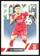 2022 3105D Topps UEFA Club Competitions Enzo Fernández Rookie Chelsea FC #158