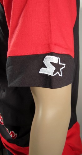 Camisa polo de inicio de los Chicago Bulls nueva con etiquetas NBA vintage Jordan Pippen calentamiento rara L - Imagen 3 de 3