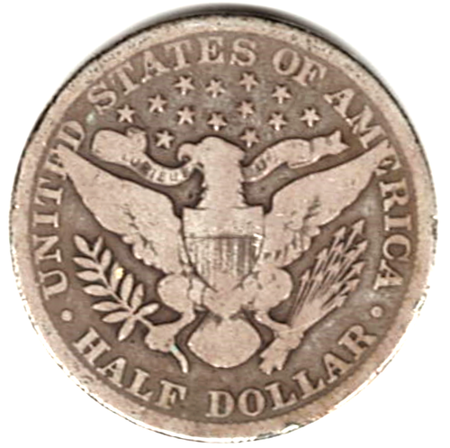 1899 Barber Half grades in VERY GOOD condition ~ SEE THE SCAN  stk b108 - Picture 2 of 5