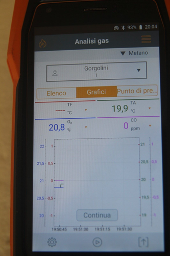 Analizzatore di Combustione TESTO 300 touchscreen con palmare + caricabatteria - Picture 19 of 24