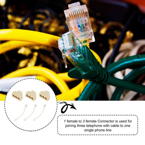 4 Pcs Telefonleitungsschalterbox Splitter Für Festnetzkabel Telefonleitungen - Zdjęcie 9 z 12