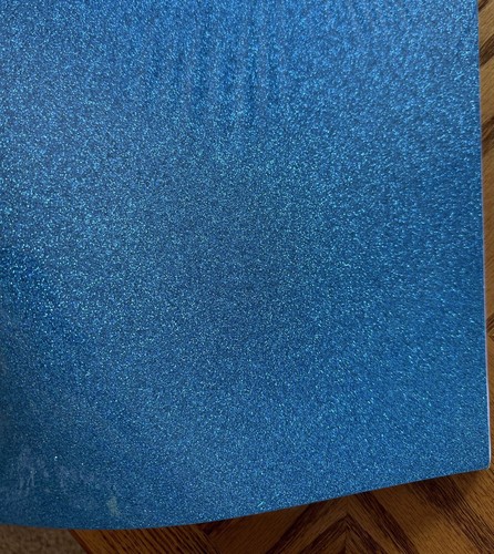 ~ GREEN/BLUE GLITTER ~ 12X12 SCRAPBOOK CARDSTOCK PAPER PAD 25 LOT~RECOLLECTIONS~ - Picture 4 of 5