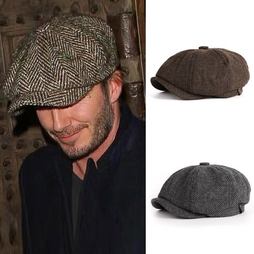 Sombrero Newsboy Gorra Plana Panadero Niño Gatsby Hombres Retro Peaky Anteojeras