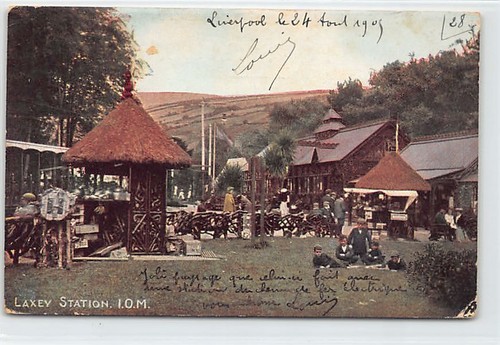 Isle of Man - Laxey Station - Publ. The Liver Series - Picture 1 of 2