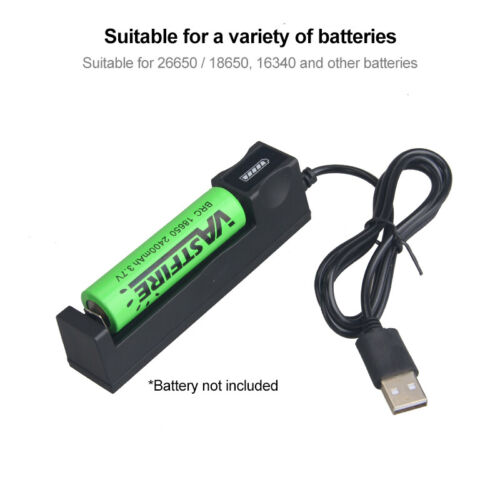 Ladegerät Charger für 1 x 18 65O 3,7 V Lithium-Ionen Akku Ladegerät LED - Bild 12 von 16