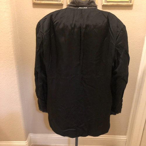 Chaqueta Blazer Abrigo Deportivo Giorgio Armani Italia Neiman Marcus Lana Virgen Pura 46L - Imagen 18 de 22