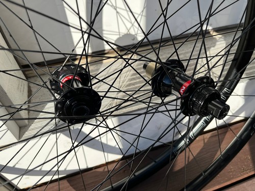 Custom AL Disc Stan's Grail DT Swiss Novatec Gravel Wheelset 700C XD Centerlock - Picture 3 of 9