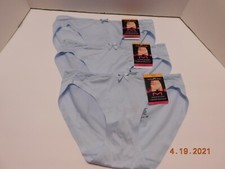 NEW Maidenform 3 Pairs Comfort,No Show Bikini,Panties S/5 Baby Blue 40046