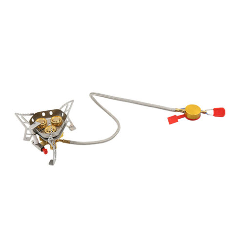 New 6800W Aluminum Alloy Outdoor Tourist Foldable Windproof Camping Gas Stove - Picture 4 of 20