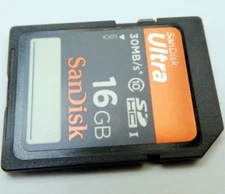 SanDisk Ultra 16 GB SDHC Card Camera memory Genuine SD card 