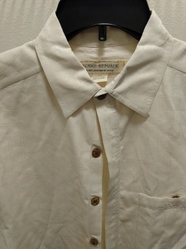 Island Republic Men's M Hawaiian Shirt Button Up Short Sleeve Shirt - Picture 2 of 6
