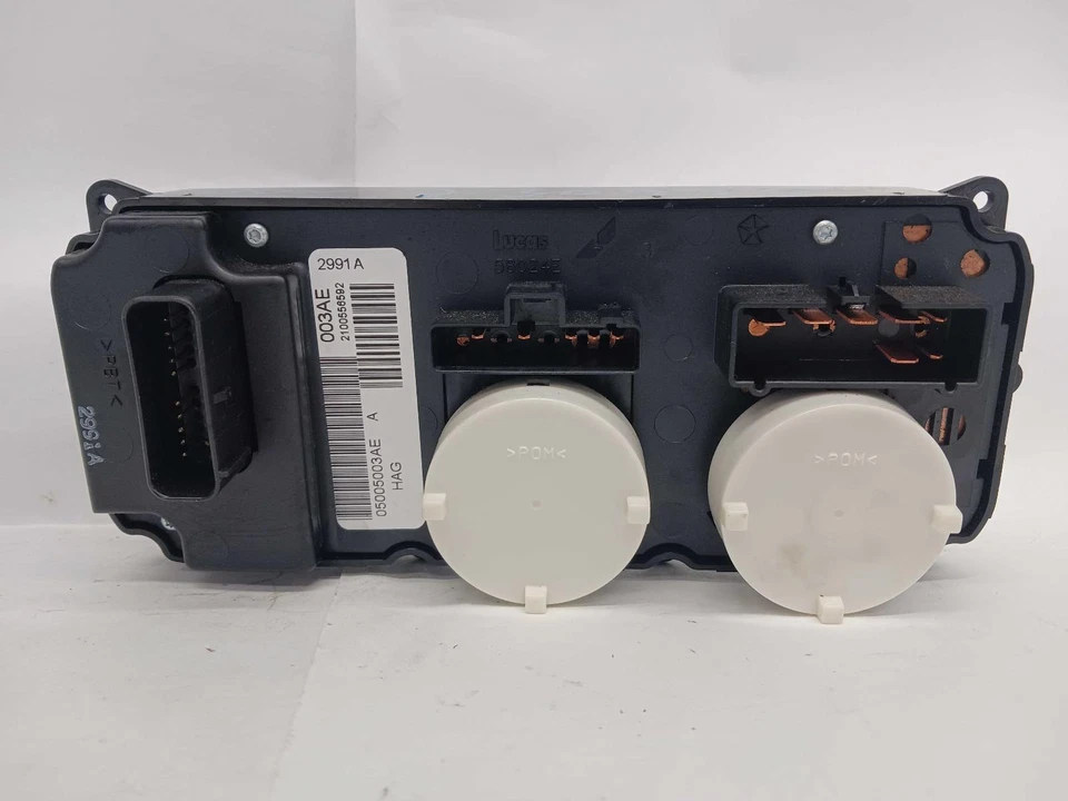 Dodge Caravan 2002 controlador de calefacción manual delantero control de 3 zonas OEM 02 Foto 2 de 4