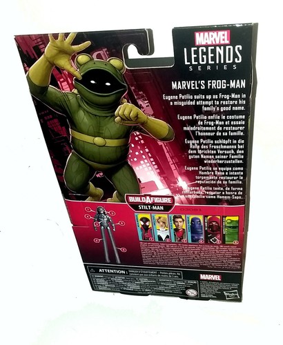 MARVEL LEGENDS SPIDER-MAN SERIES MARVEL'S FROG-MAN STILT-MAN FIGURE BAF HASBRO - Picture 2 of 2