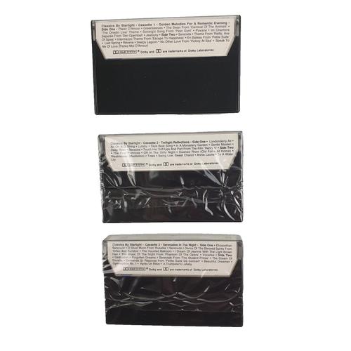 Various – Classics By Starlight Cassette Tapes x 3, No. 1, 2 & 3 Classical, 1993 - Picture 2 of 4