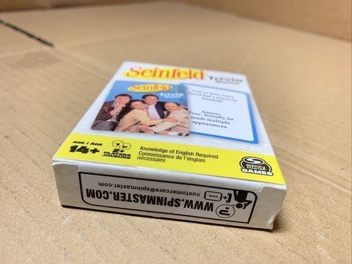 2021 Spinmaster Seinfeld Trivia Card Game New Factory Tape-Sealed New in Package - Picture 2 of 9
