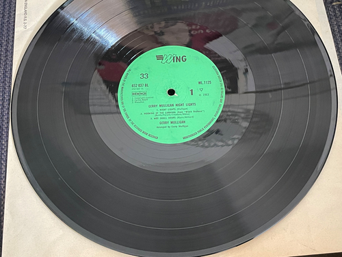 Vintage Gerry Mulligan - 'Night Lights' UK LP 12" Vinyl Wing 1963 Jazz WL 1125 - Picture 10 of 19