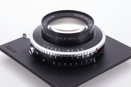 Heliar 240mm f 4.5 New copal #3S shutter super mint ! sinar linhof cambo Toyo - Picture 11 of 24