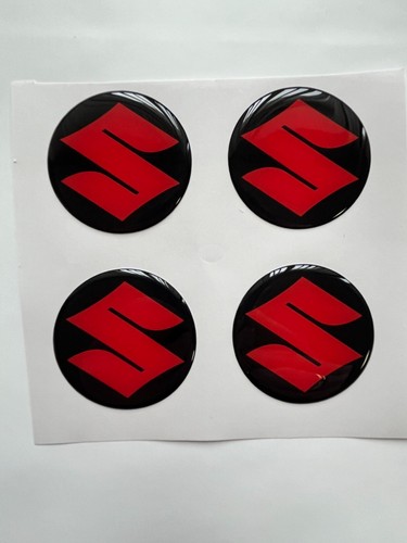 4x Suzuki Aufkleber für Radnabenkappen Selbstklebende Embleme für Felgen - Bild 2 von 7