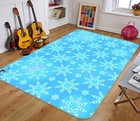 3D Snowflake Painting O9232 Game Rug Mat Elegant Photo Carpet Mat Romy