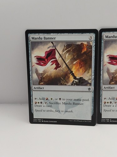 2x Mardu Banner | Khans of Tarkir | MTG Magic Cards - Picture 2 of 4