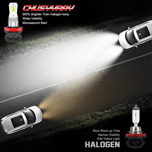 4x H8 H9 H11 LED Headlight Bulb Kit High/Low Beam Super Bright 6000K Xenon White - Picture 9 of 14