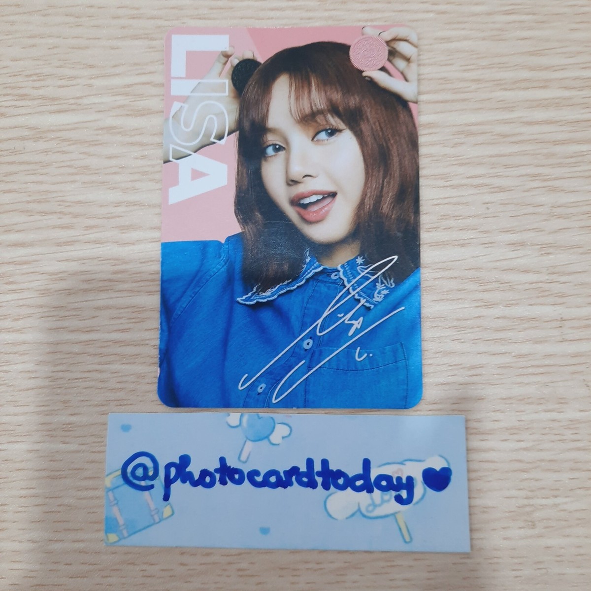 BLACKPINK OREO LIMITED EDITION OFFICIAL PHOTOCARD PC KPOP