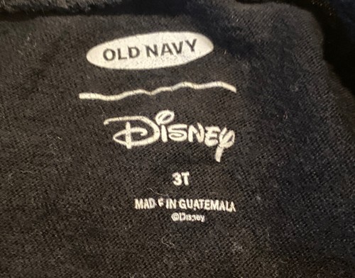 Disney 3T Minnie Mouse Glitter Holiday Shirt Black And White NWOT - Picture 3 of 3