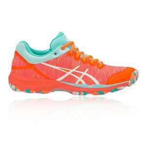 asics netball trainers orange