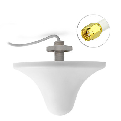 WiFi 2.4GHz SMA Male Ceiling Mount Dome Omni Antenna for ...