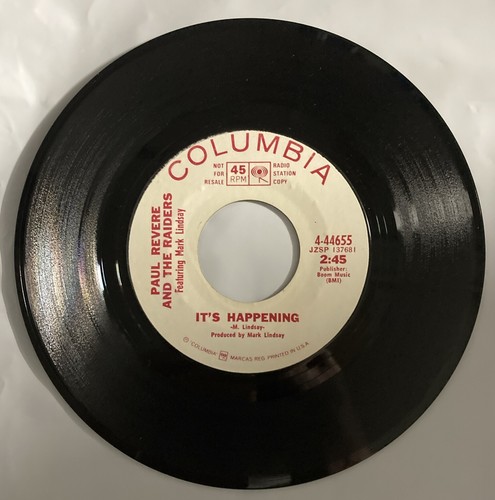 Paul Revere And The Raiders - Cinderella Sunshine / It's happens PROMO - Bild 2 von 2