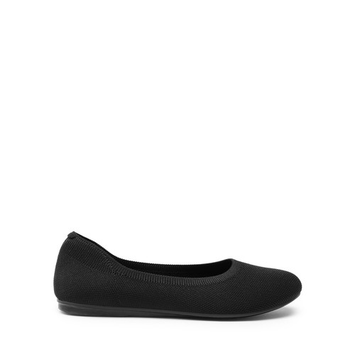 Women Ballet Flats Arch Support Foldable Knit Breathable Office Work Shoes - Picture 6 of 13