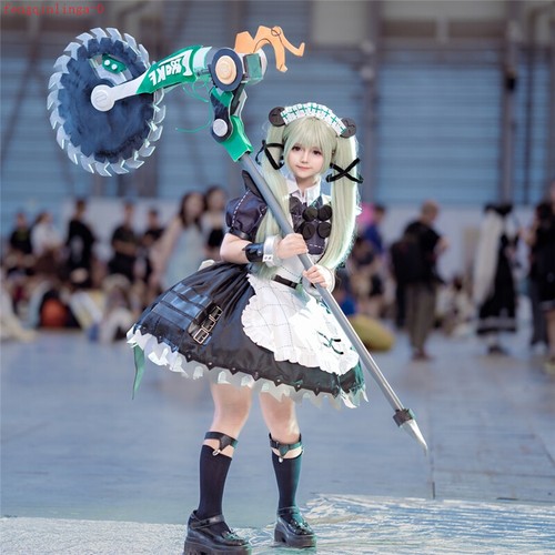 Zenless Zone Zero Corin Wickes Wigs Cosplay Victoria Housekeeping Maid Ponytail - Picture 7 of 12