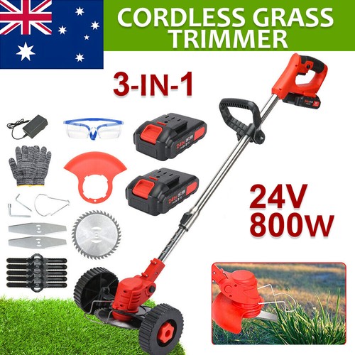 Whipper Snipper Mower Cordless Grass Trimmer Lawn Cutter Battery Brushcutter AUS - Picture 2 of 18